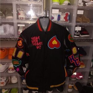 🌟NWOT WOOL/LEATHER VARSITY JACKET